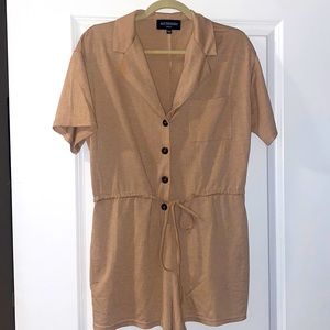 Kittenish tan romper, never worn